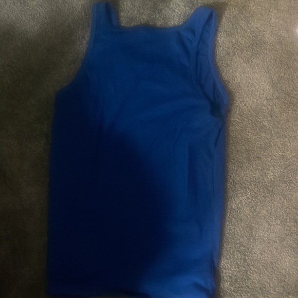 Large Blue and Lime Green Nicaragua Tank Top in Excellent Condition - Picture 3 of 4